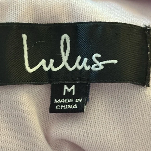 Women’s Lulu's Frill and Grace Lavender Lace Off-the-Shoulder Dress Size Medium - Picture 11 of 12